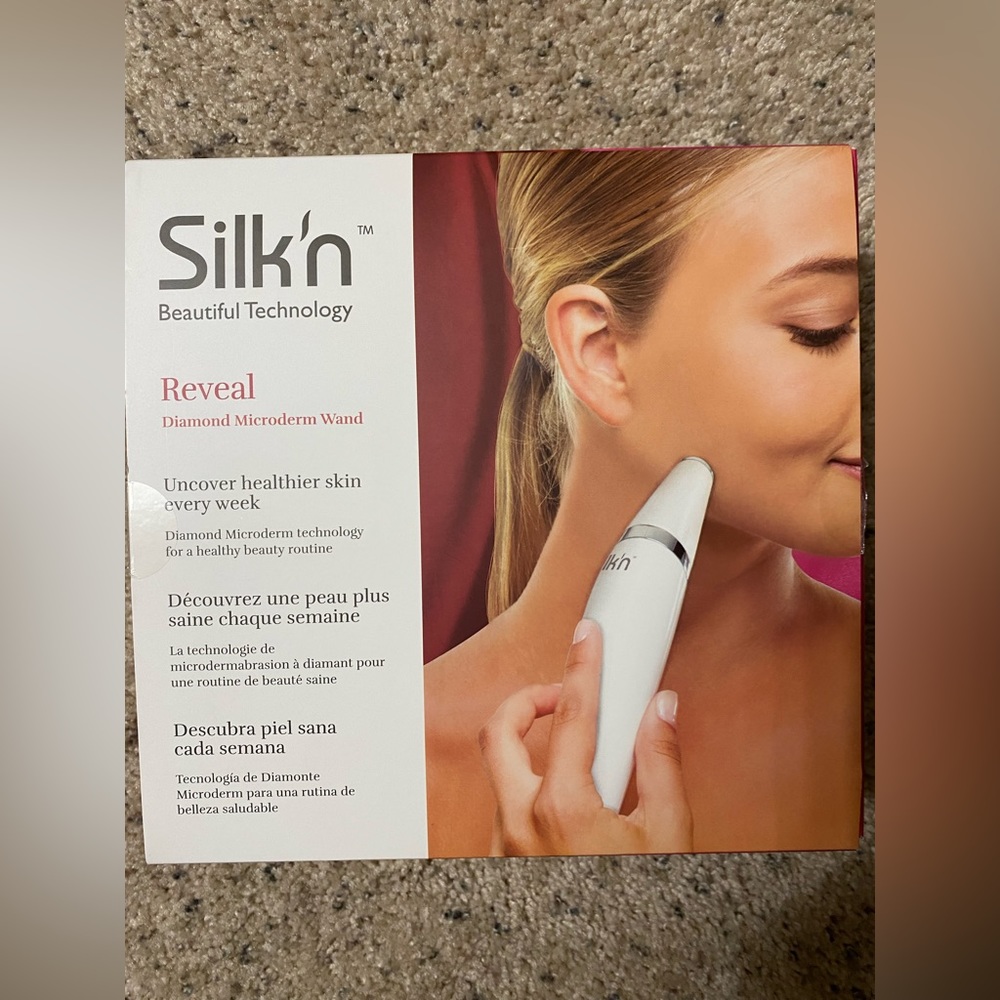 New Silk’n Reveal Microdermabrasion wand, 2 heads
